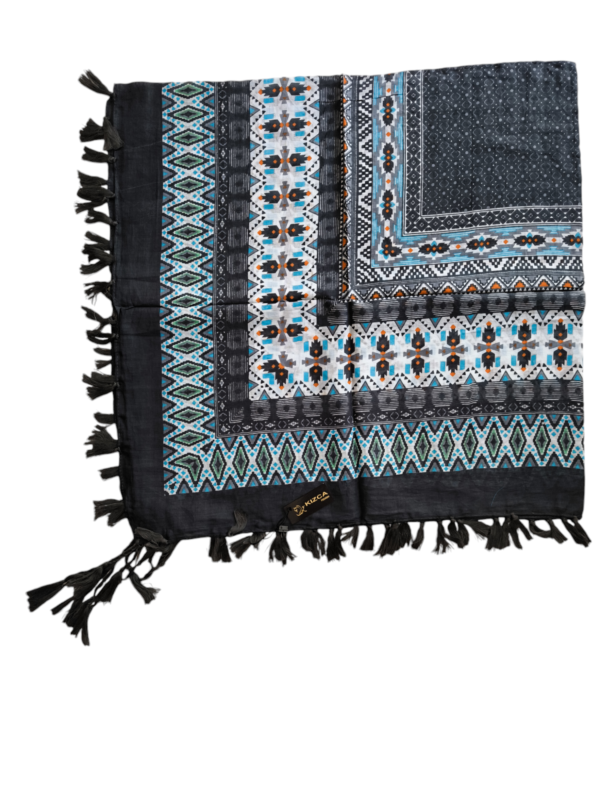 Hint İpek Eşarp Gri 100 cm - Görsel 7