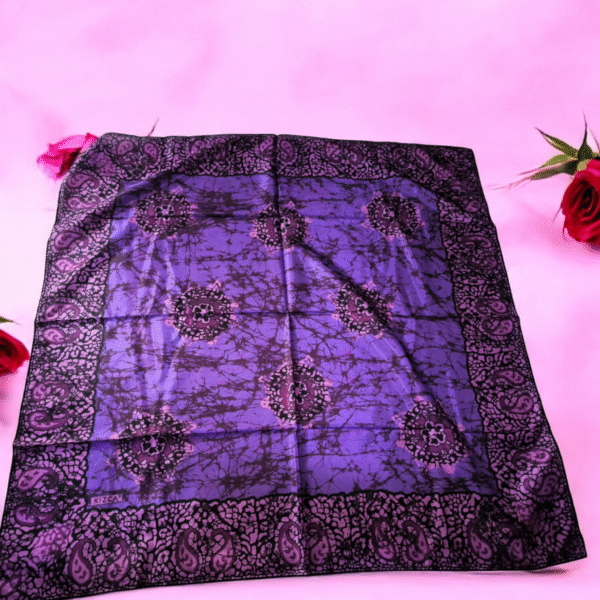 Batik Desenli Vual İpek Eşarp - Görsel 6
