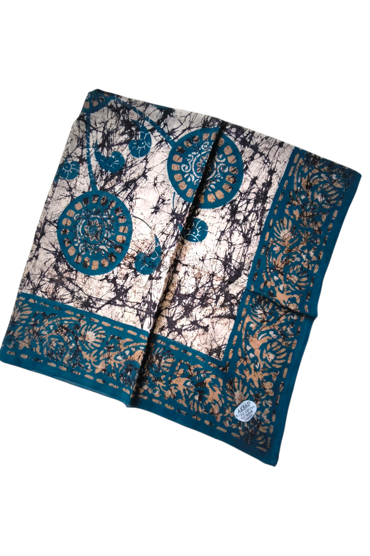 Saf pamuk yazma petrol