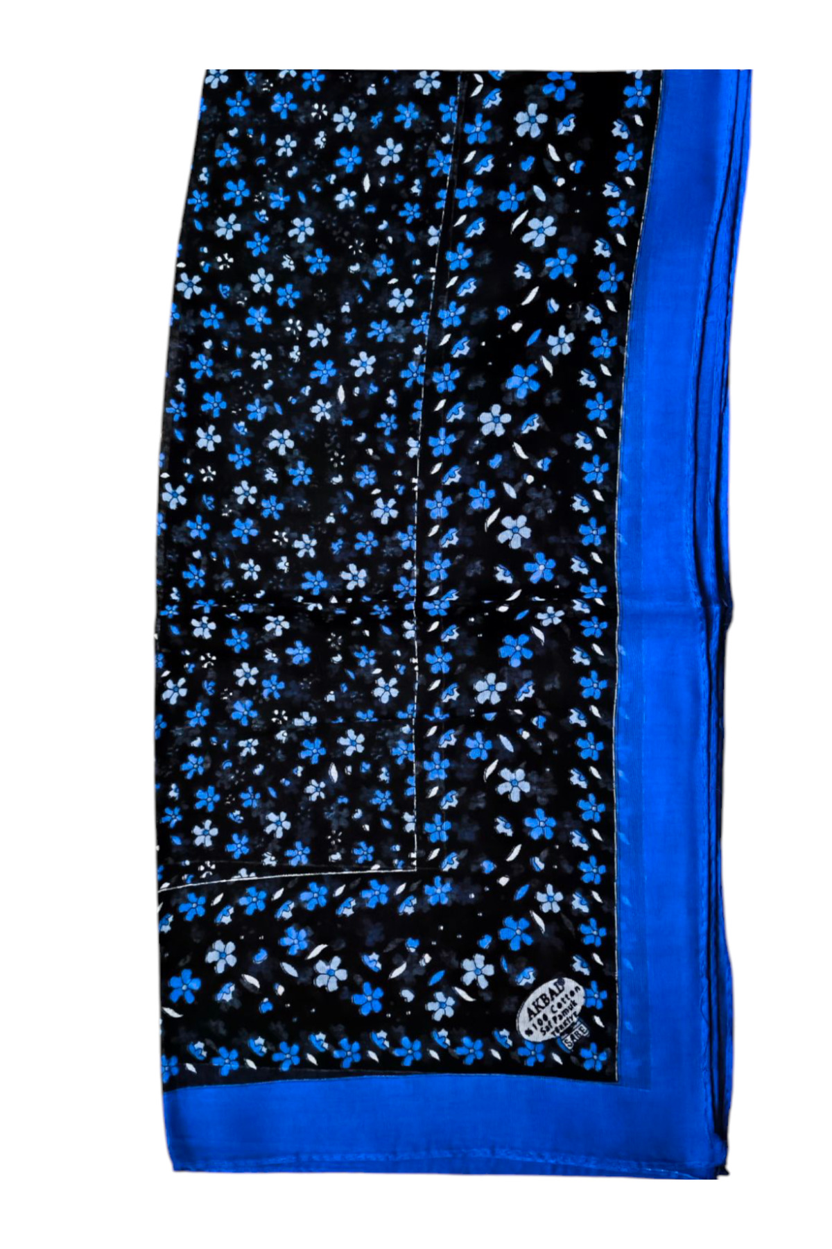 Çiçekli Saf Pamuk Yazmna - Görsel 2