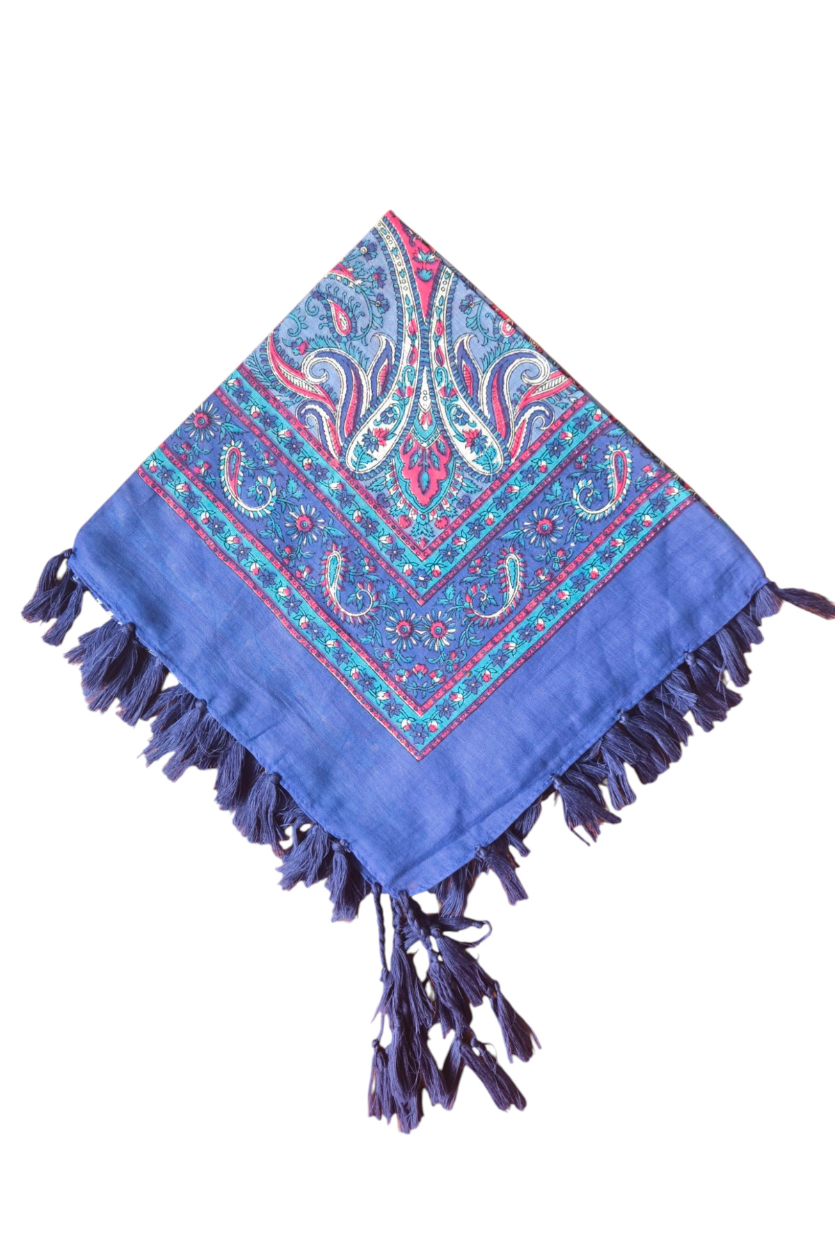 %100 Pamuk Hint İpek Eşarp - Görsel 3