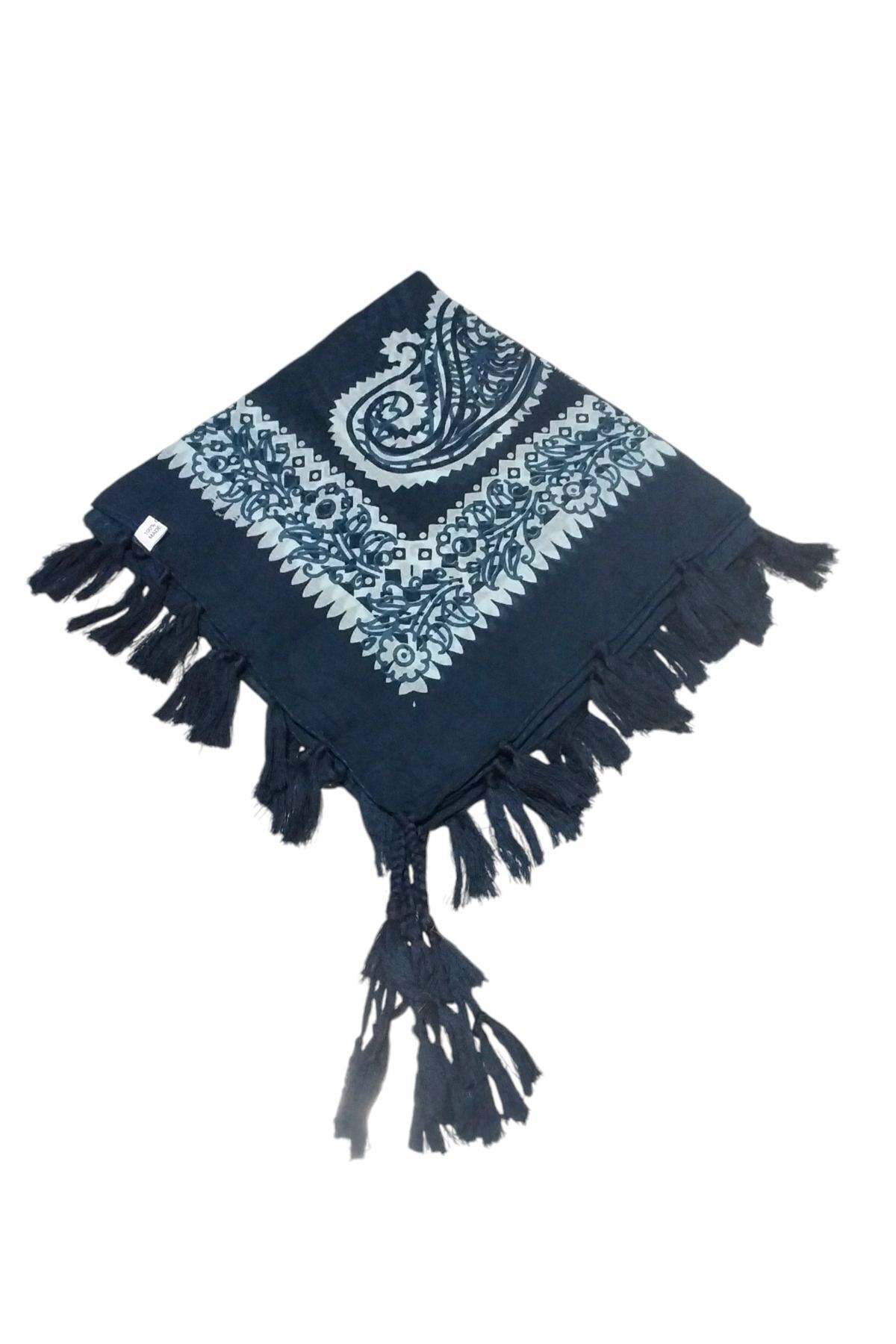 Hint İpek Eşarp Püsküllü - Görsel 3