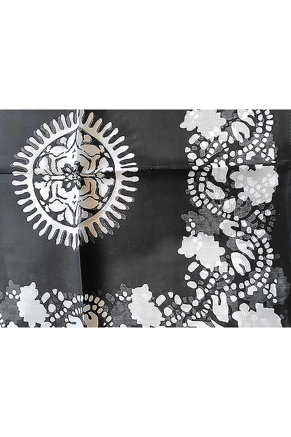 %100 Saf Pamuk İpek Yazma - Görsel 5