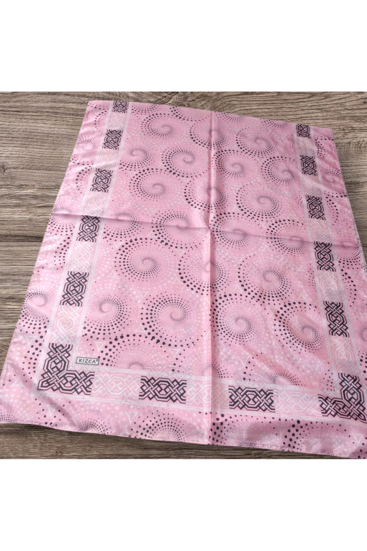 Vual İpek Şal Geometrik Puan Desenli - Görsel 7