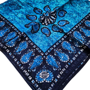 Saf Pamuk Yazma Mavili