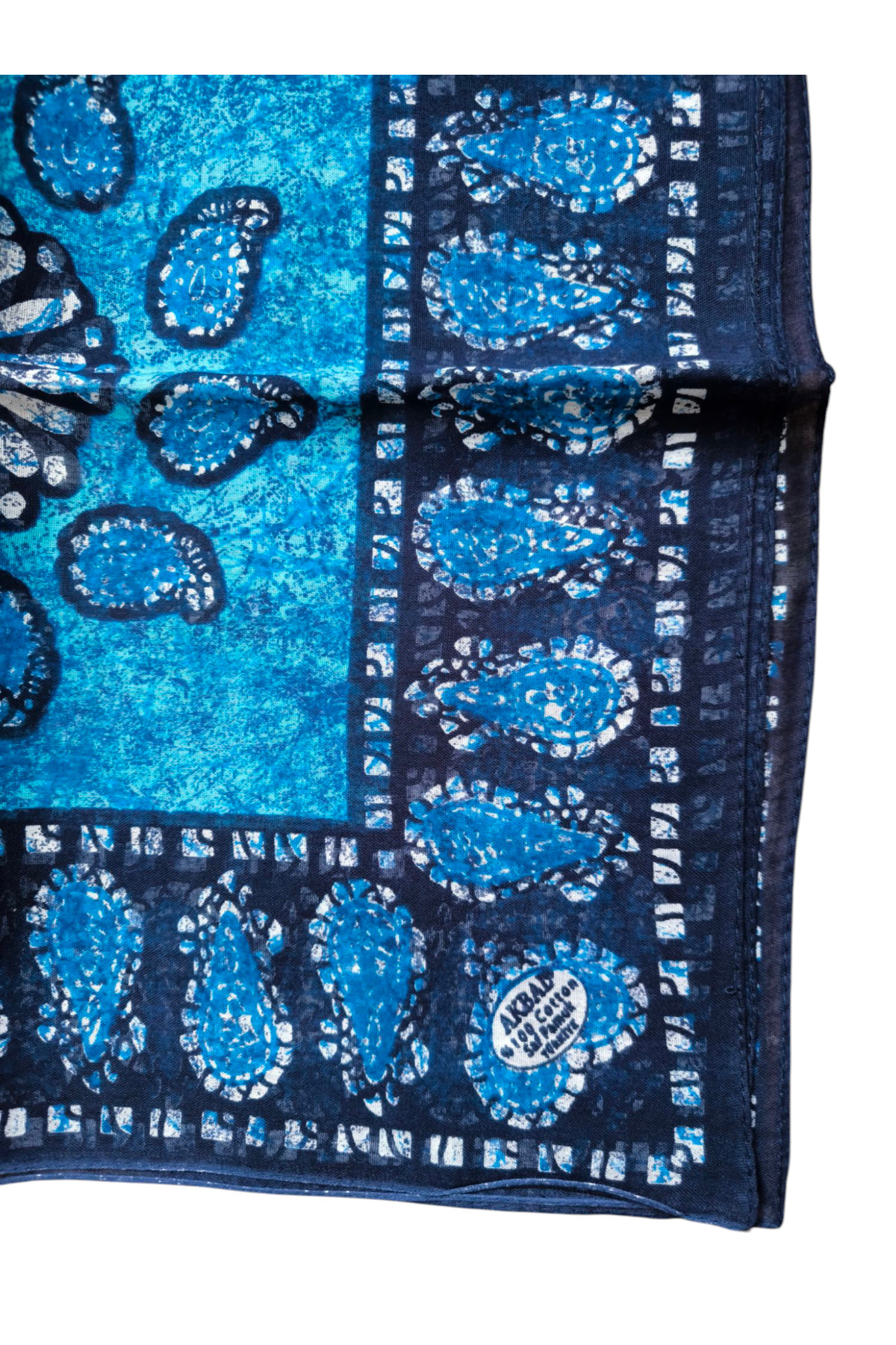 Saf Pamuk Yazma Mavili - Görsel 3