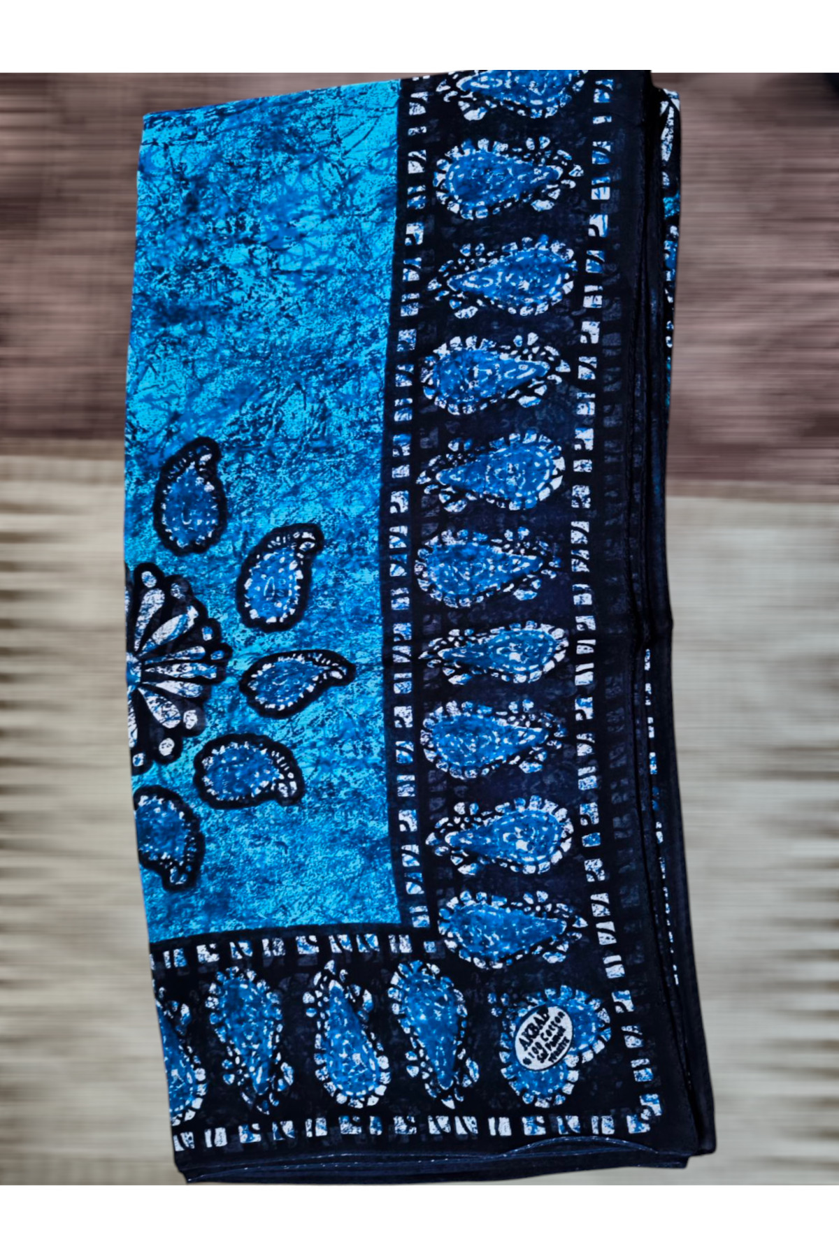 Saf Pamuk Yazma Mavili - Görsel 4