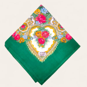 %100 Pamuk Yazma Yeşil