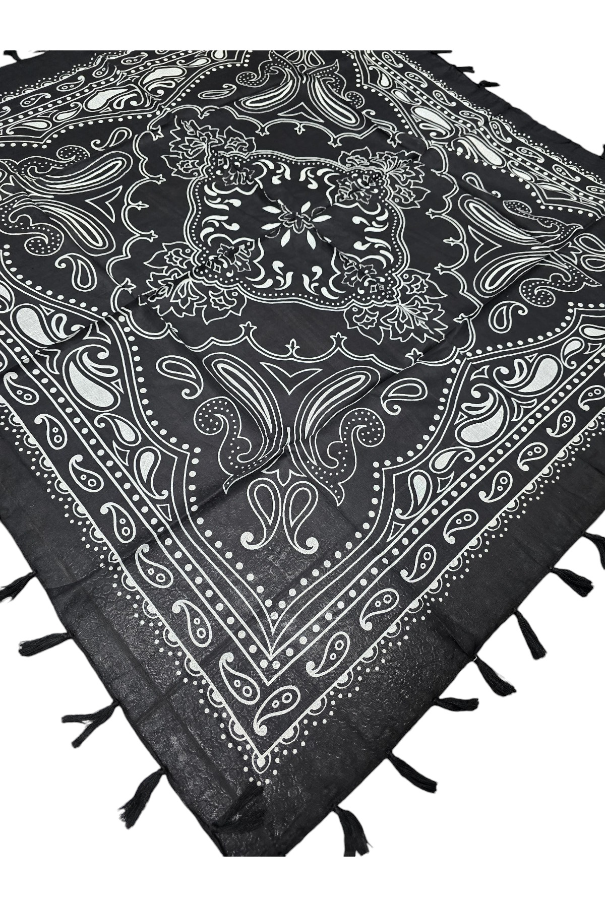 Etnik Desenli Hint Eşarp