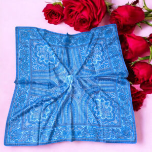 Vual İpek Eşarp Retro Desen