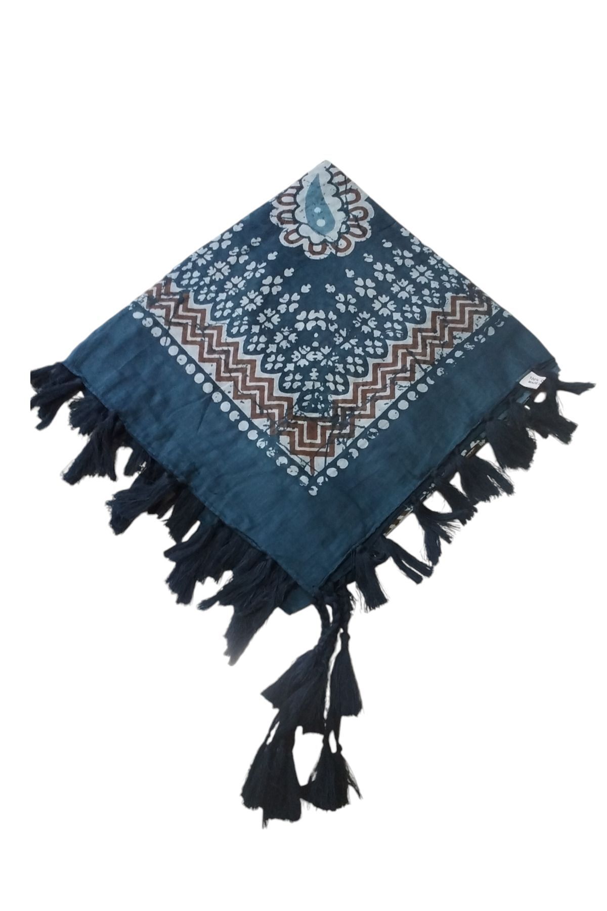 Hint İpek Eşarp Püsküllü - Görsel 3