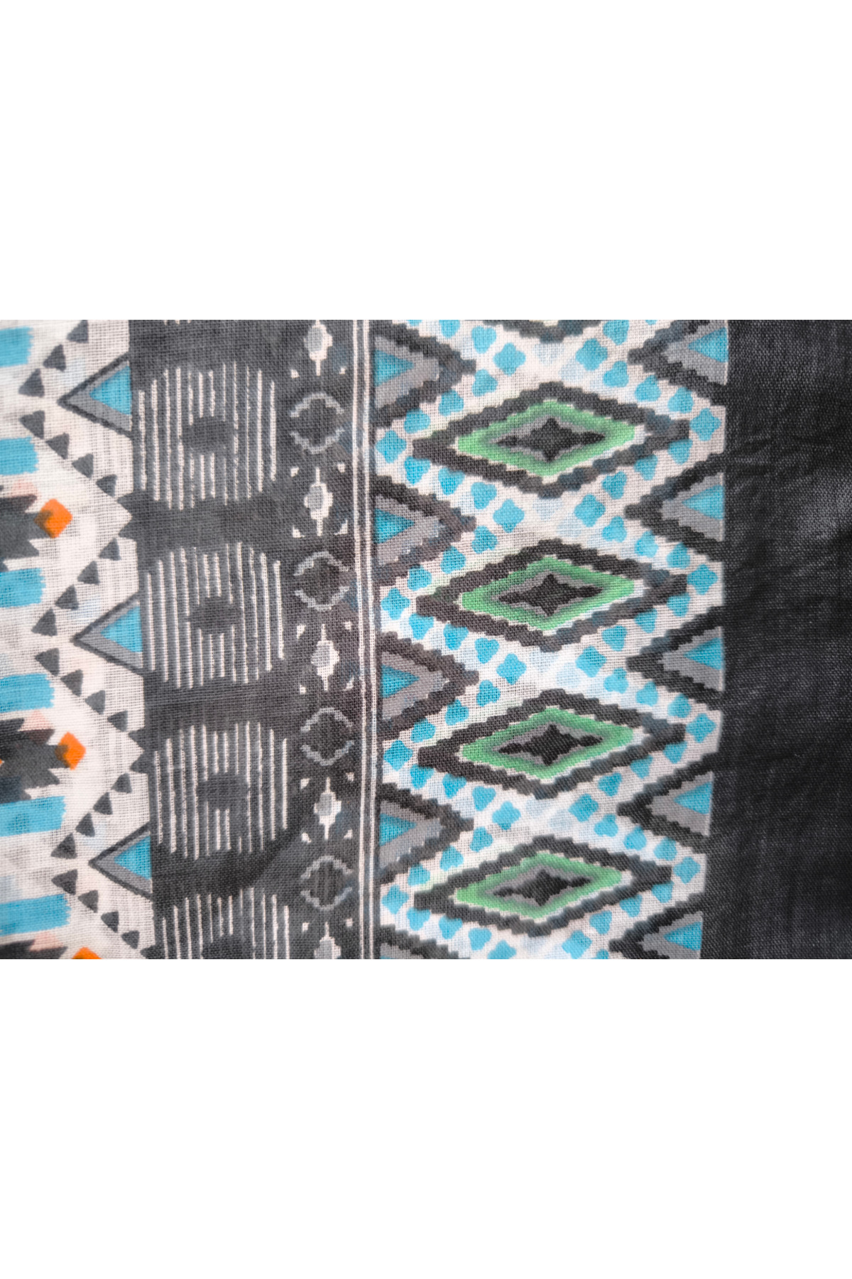 %100 Pamuk Hint Eşarp - Görsel 6