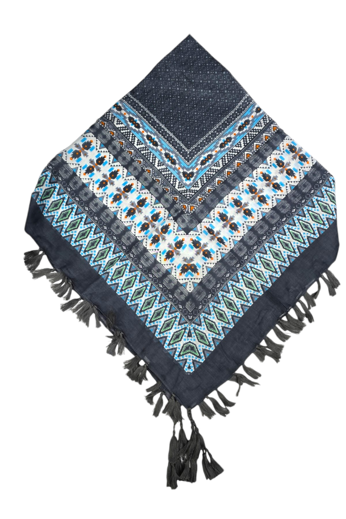 %100 Pamuk Hint Eşarp - Görsel 7