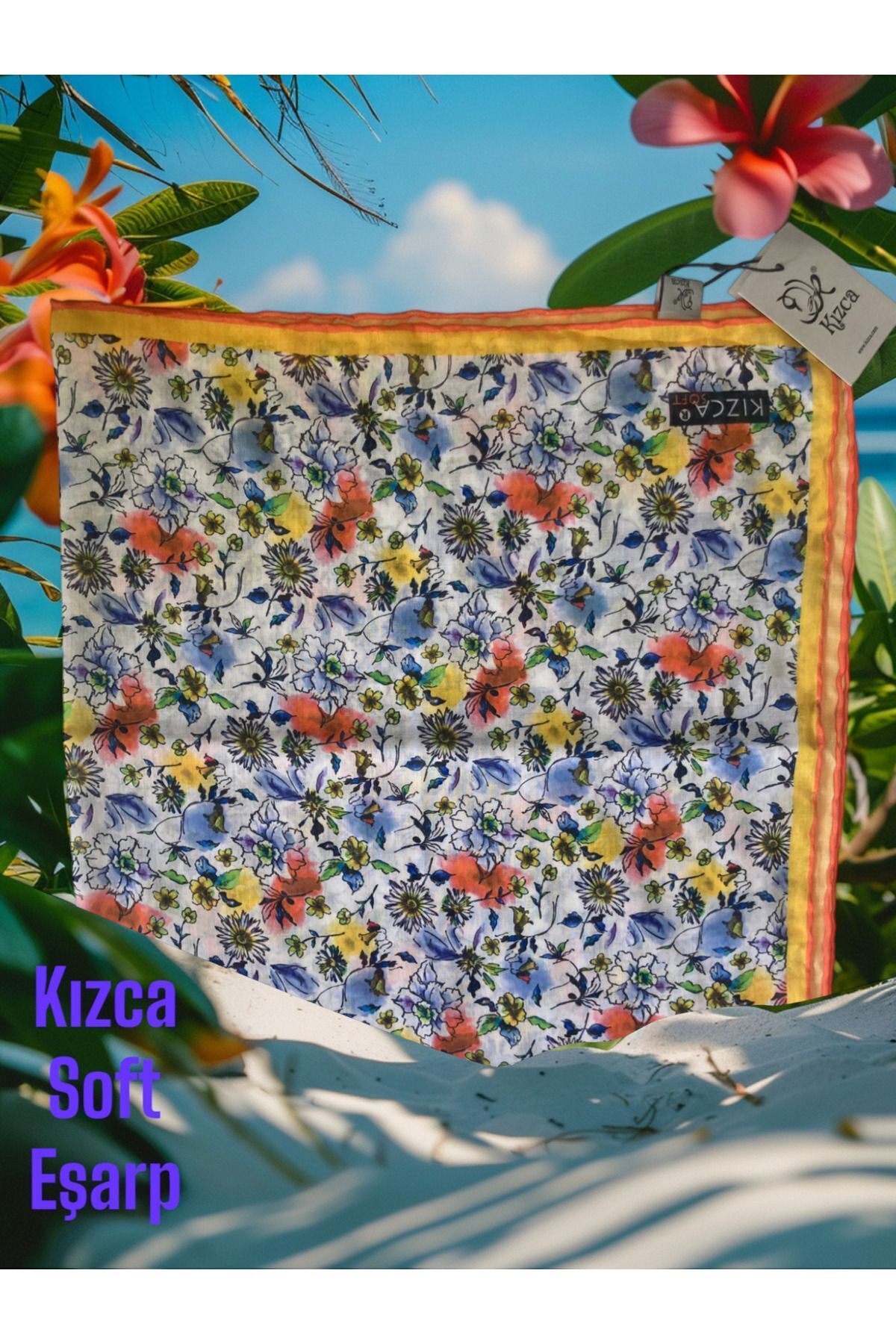 KIZCA soft eşarp - Görsel 6