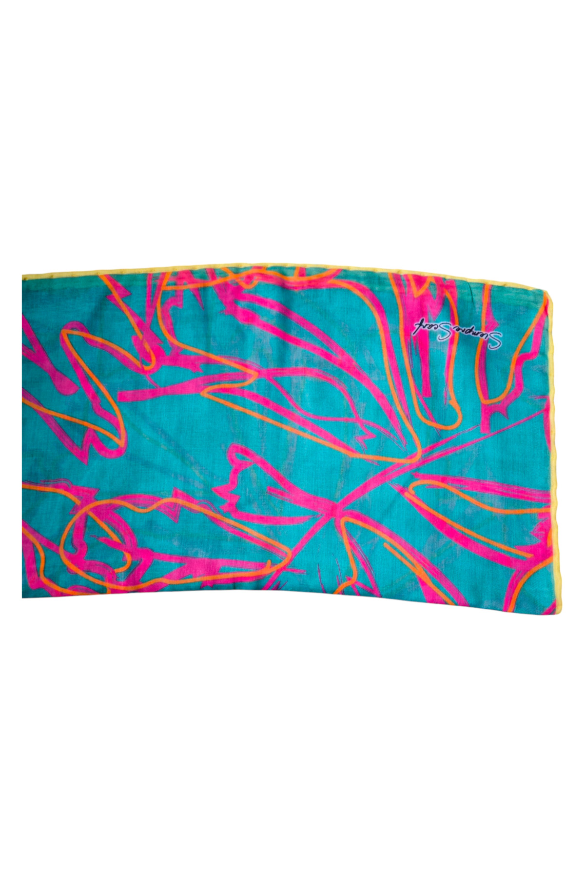 Modern Çizgiler Soft Eşarp - Görsel 3