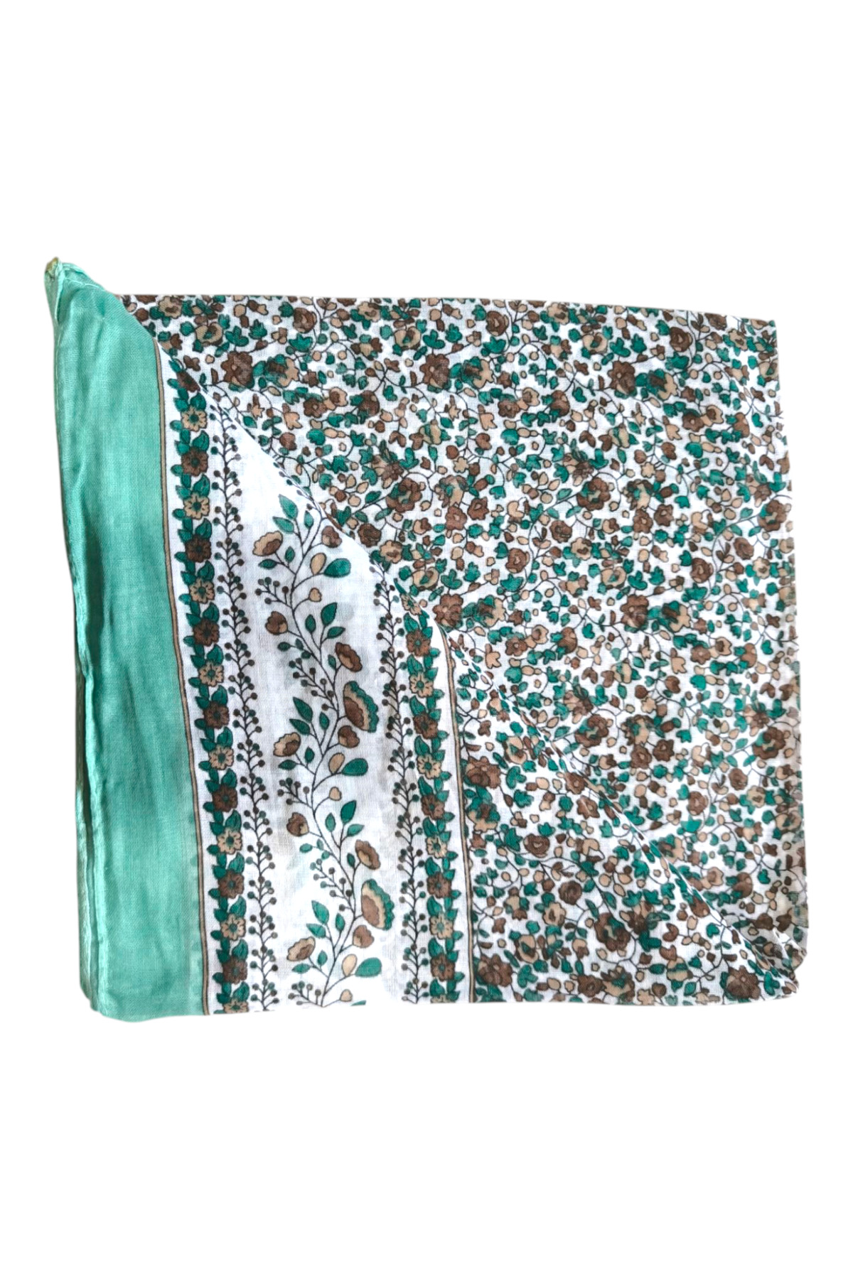 Çıtır Çiçekli %100 Pamuk Yazma - Görsel 3