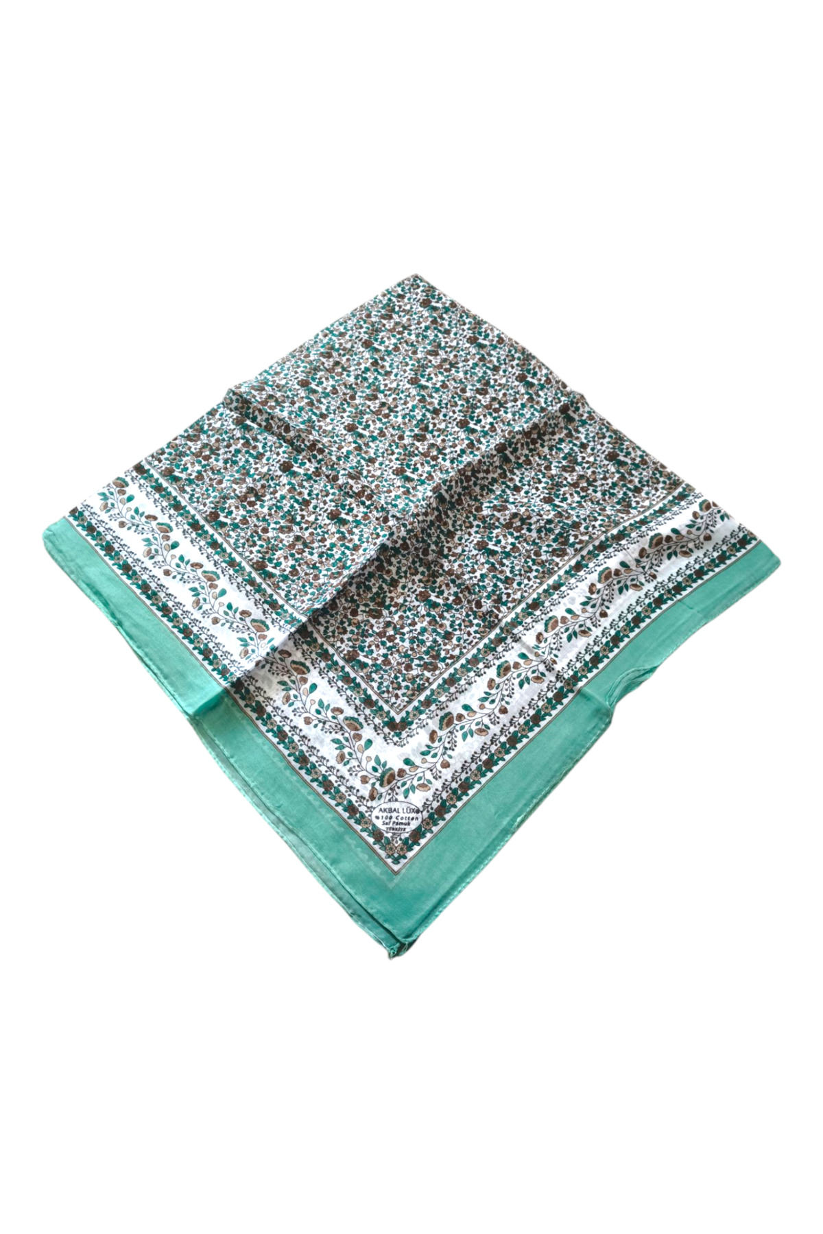 Çıtır Çiçekli %100 Pamuk Yazma - Görsel 4