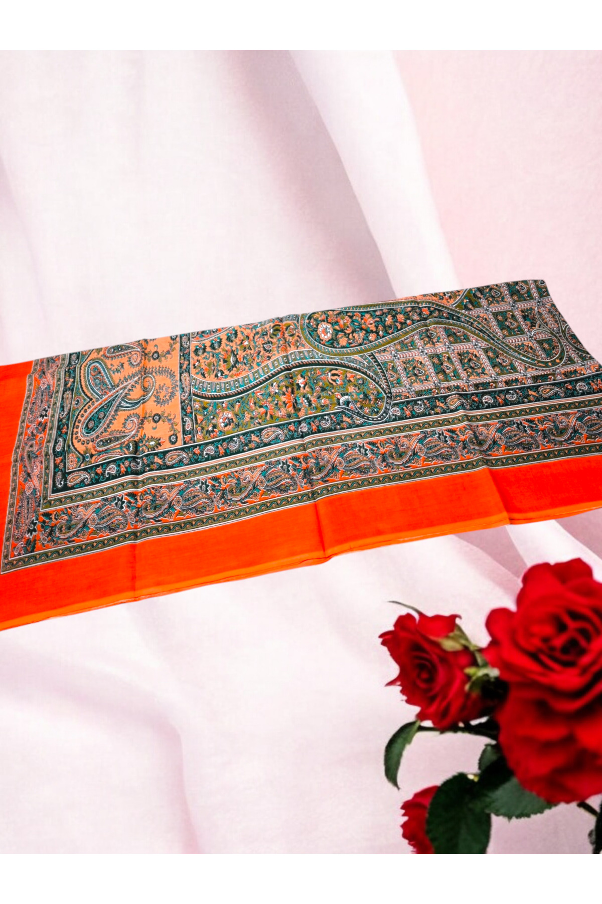 Hint İpek Şal Turumcu