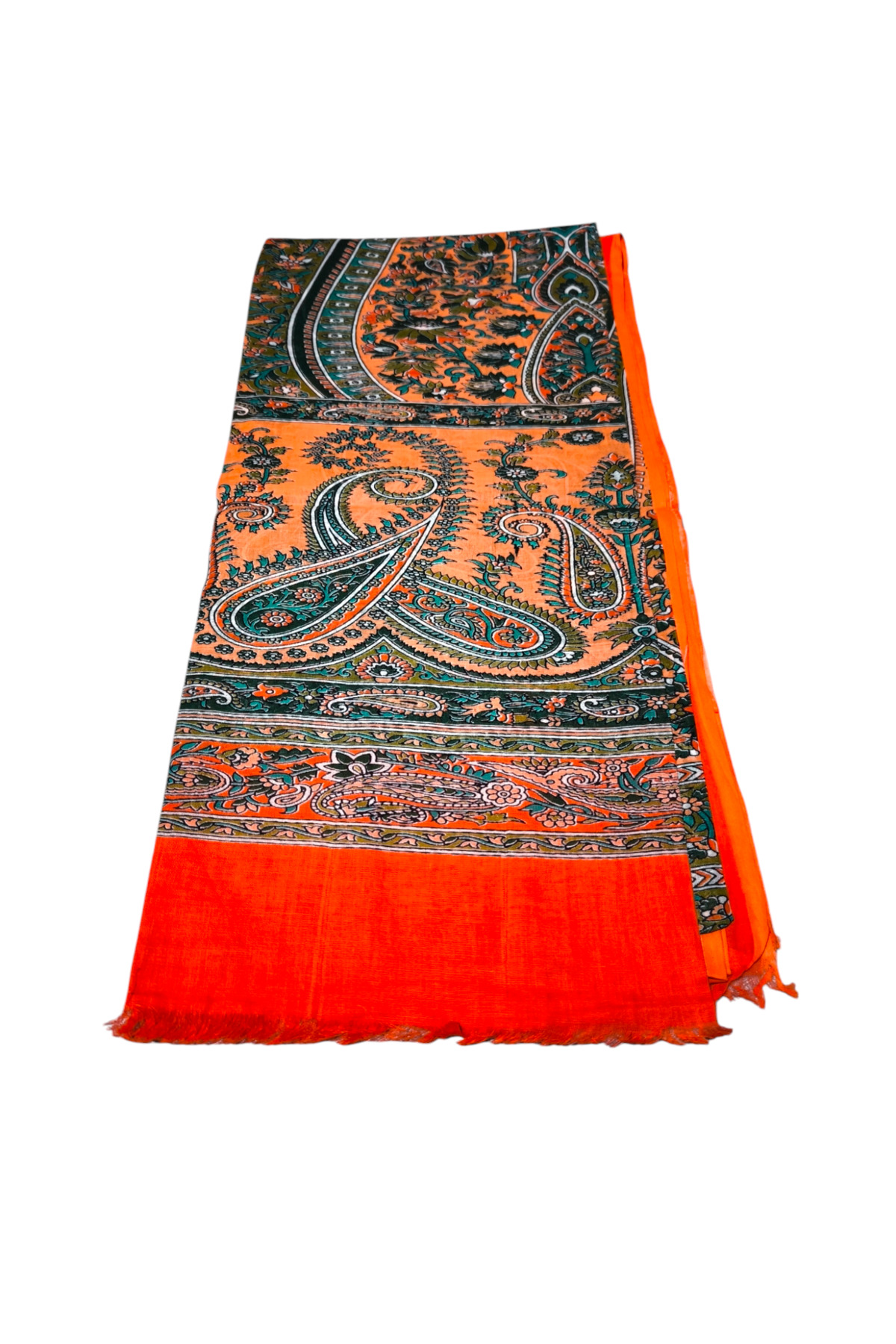 Hint İpek Şal Turumcu - Görsel 2