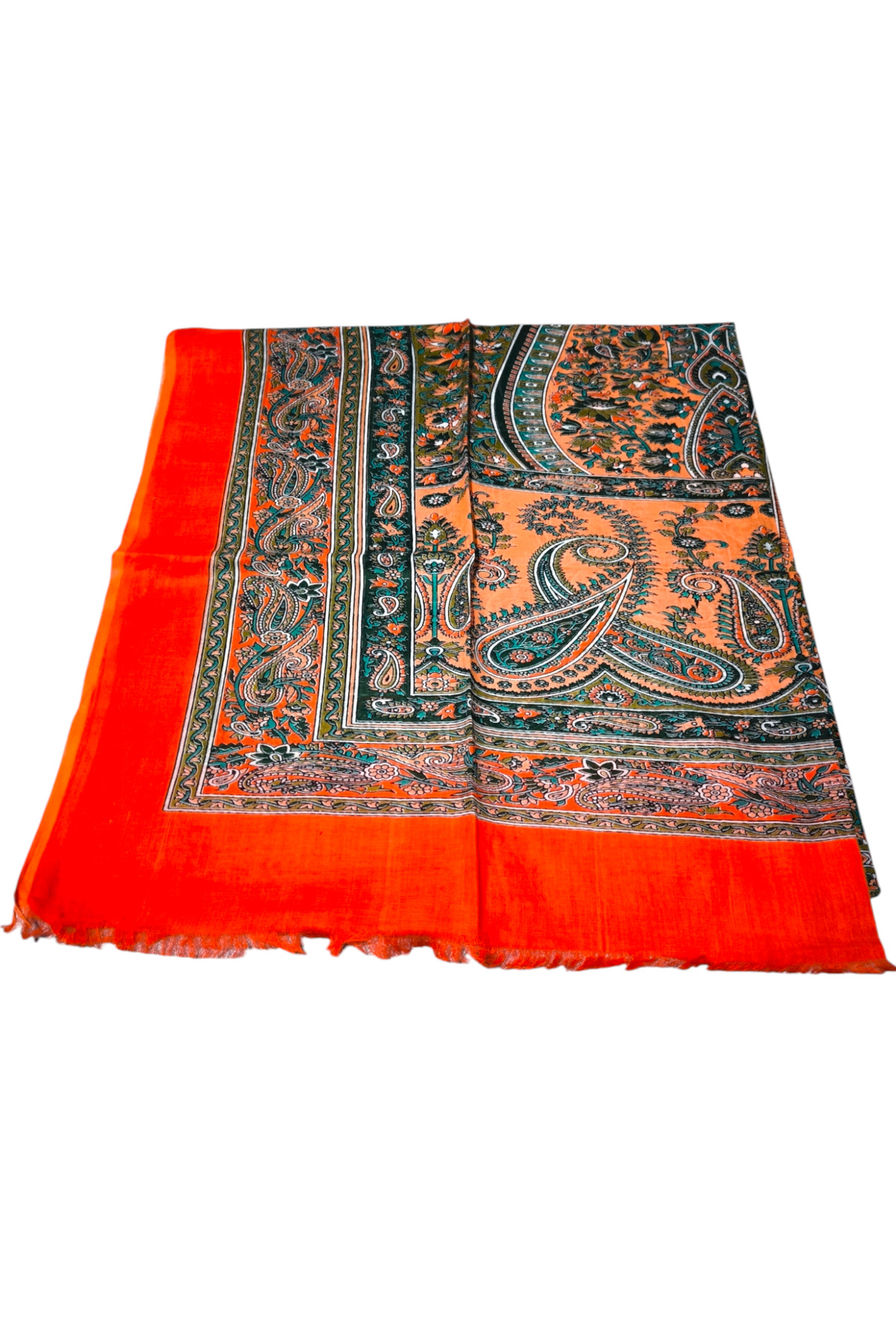 Hint İpek Şal Turumcu - Görsel 3