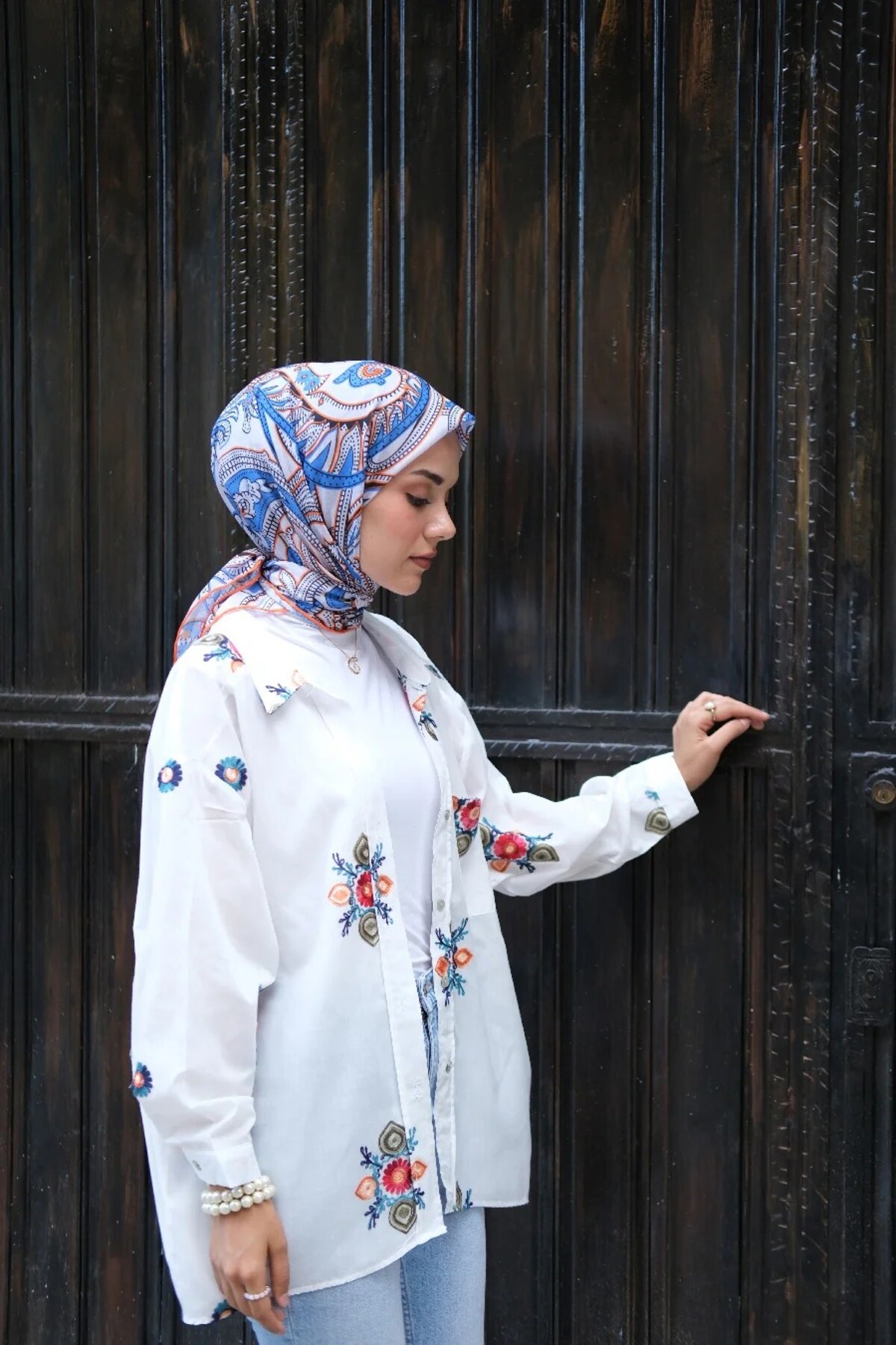 Etnik Soft Eşarp-1217 - Görsel 6