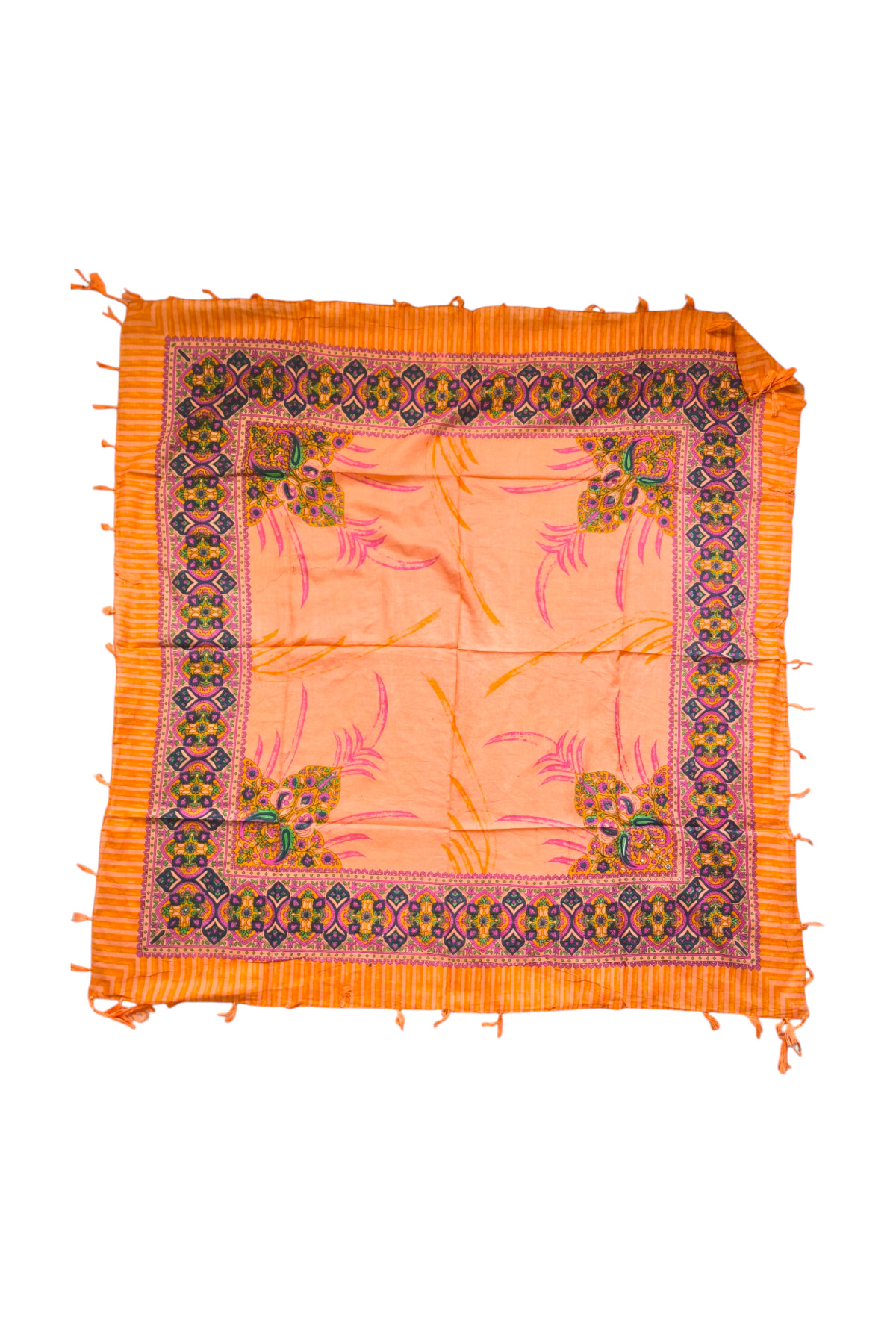 Hint İpek eşarp turuncu 110 luk