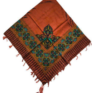 Hint İpek eşarp kızıl 110 luk