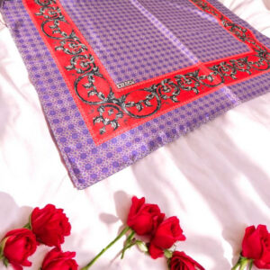 Vual İpek Kenar Bordurlü Şal