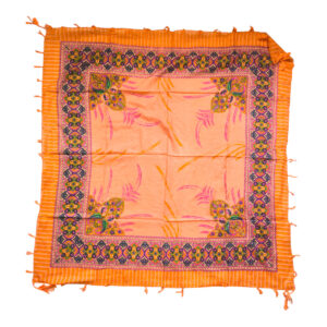 Hint İpek eşarp turuncu 110 luk