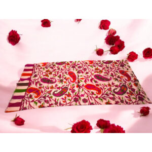 Hint İpek Şal  yavruağzı