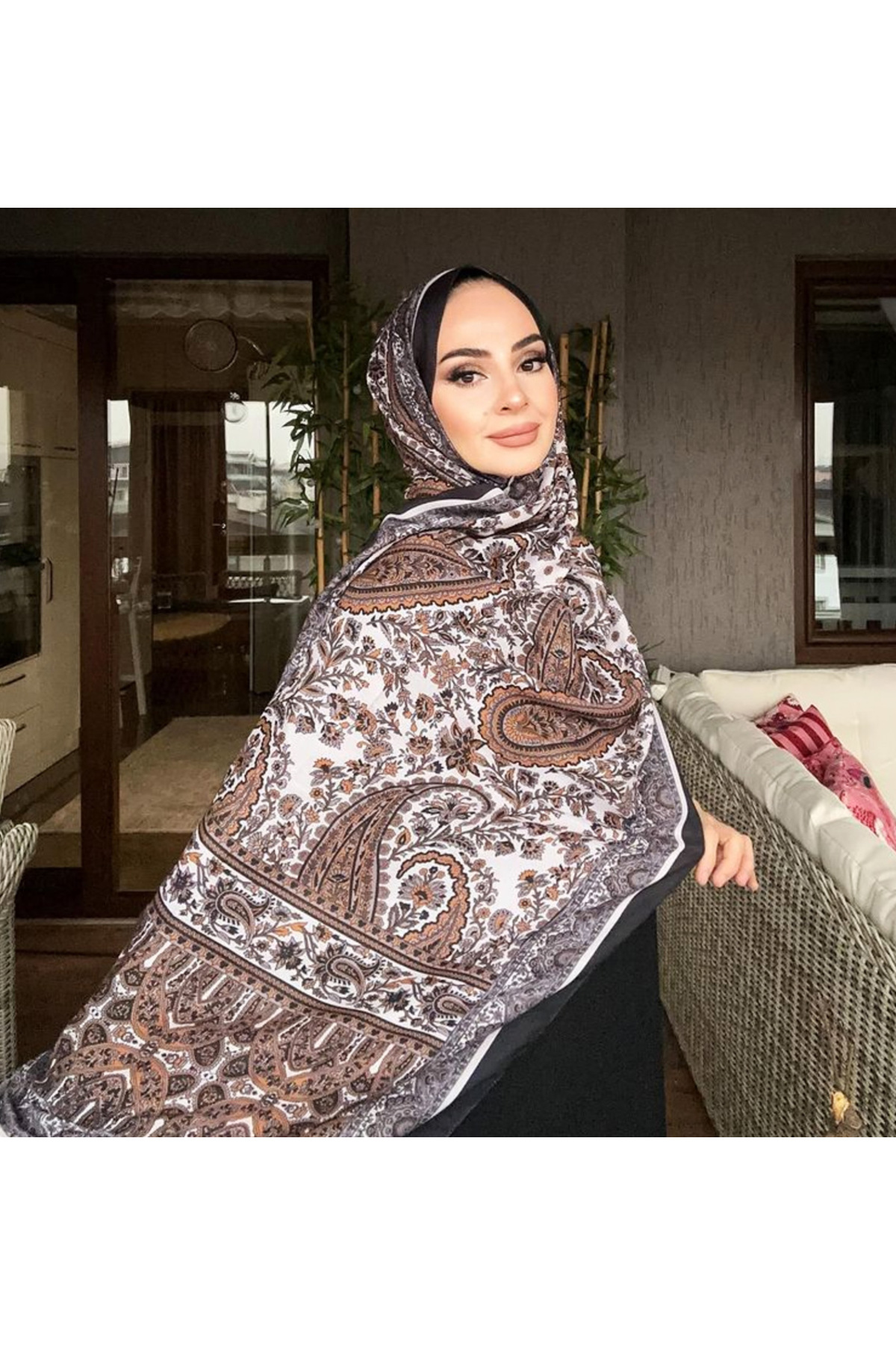 Paisley Desenli Soft Şal