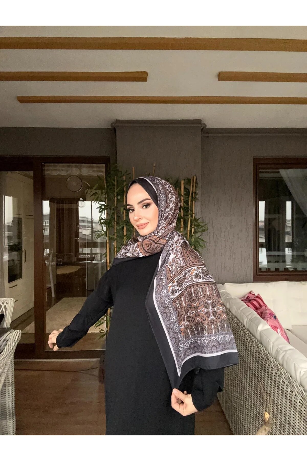 Paisley Desenli Soft Şal - Görsel 2