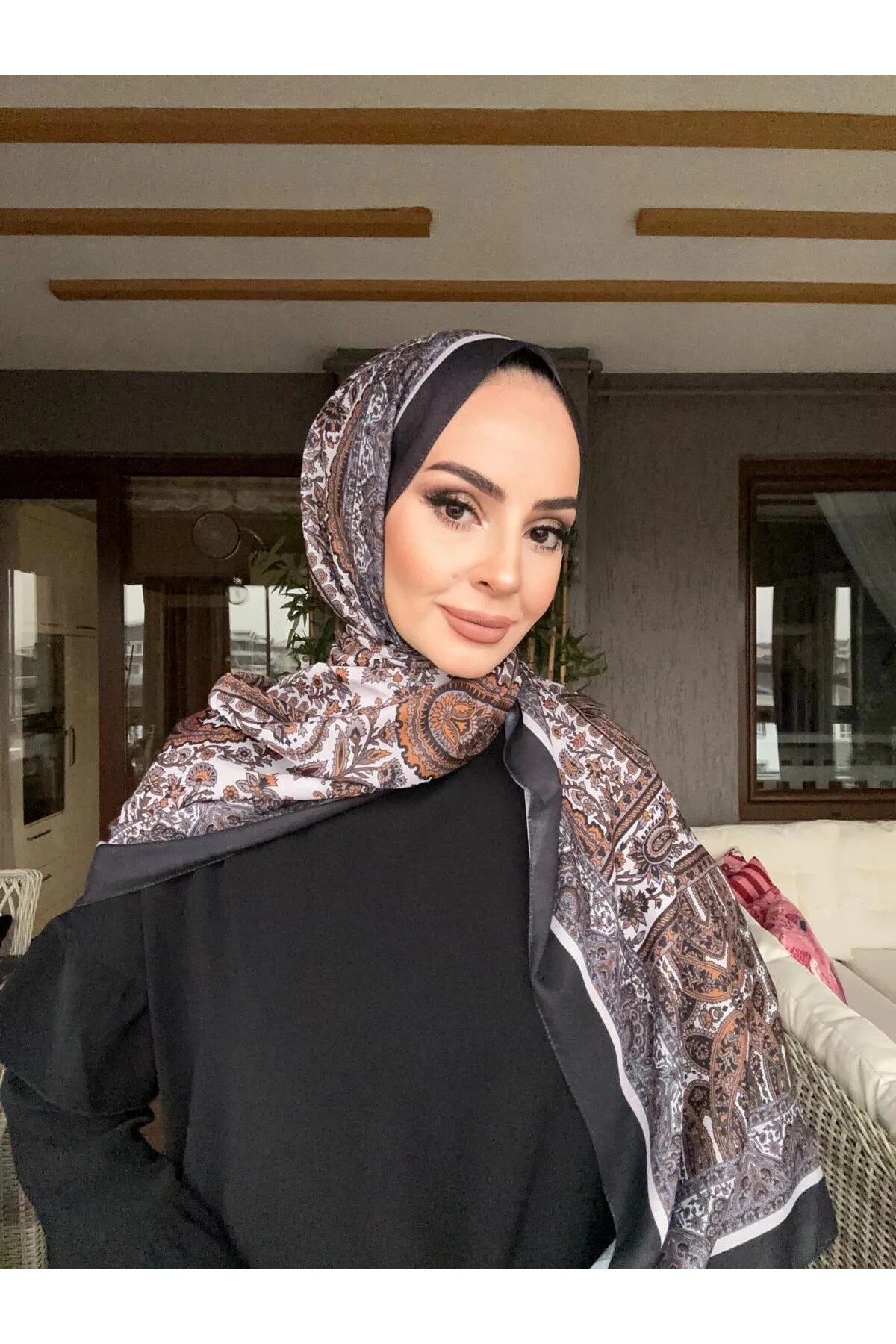 Paisley Desenli Soft Şal - Görsel 5