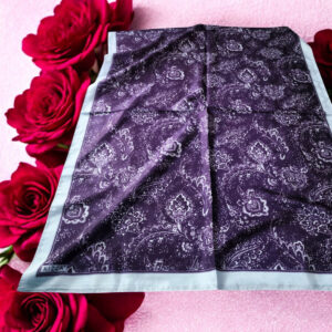 Vual İpek Şal Retro Motifler