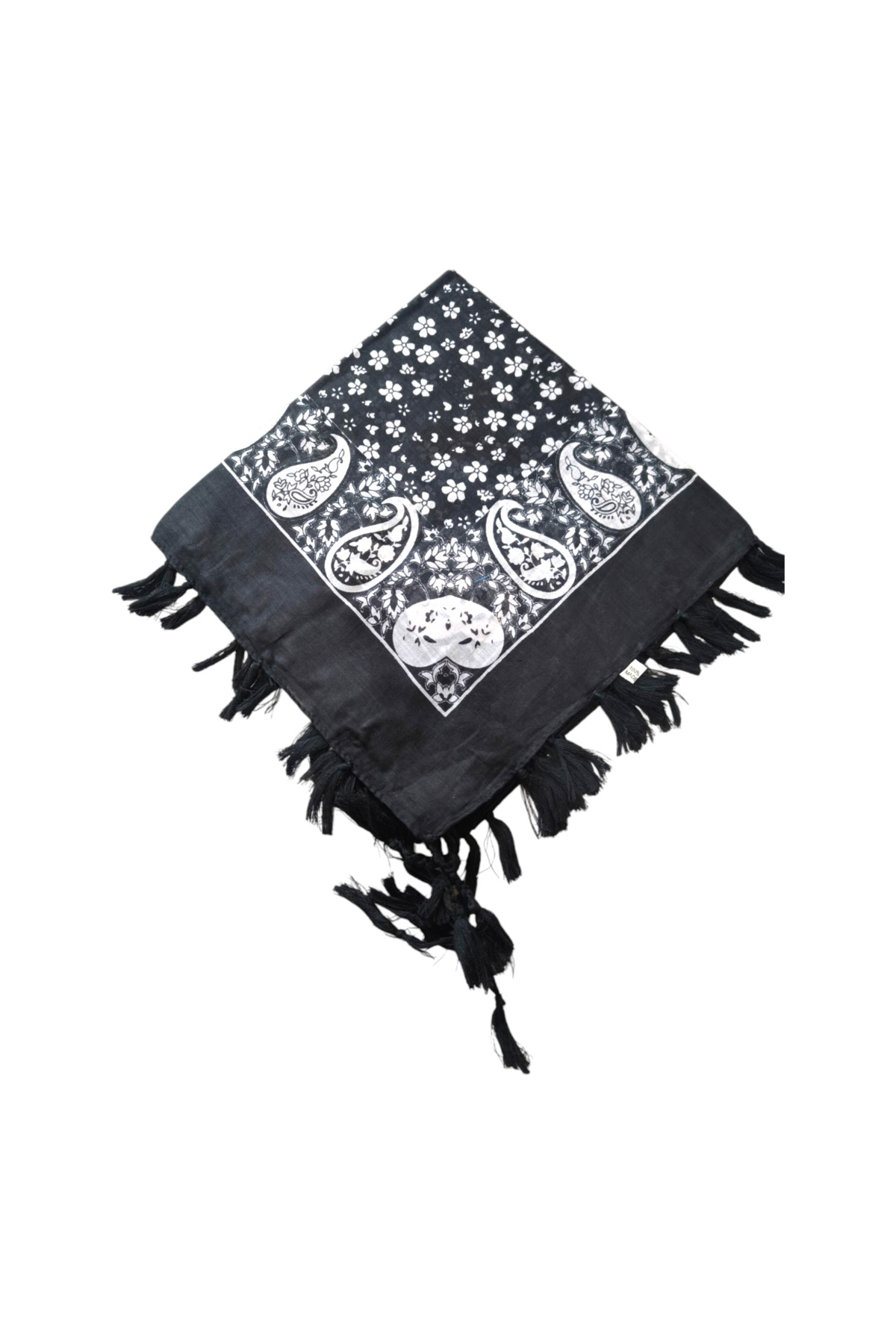 Saf Pamuk İpek Eşarp 110 cm