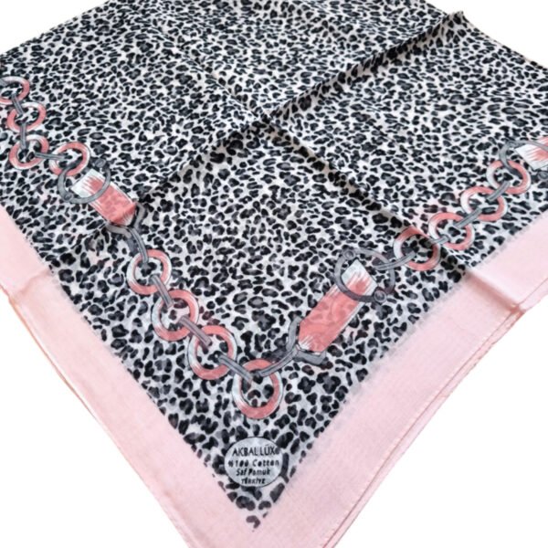 0 pamuk Eşarp Leopar